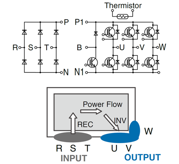 Fuji Electric 7MBR25VW120-50 igbt Modül