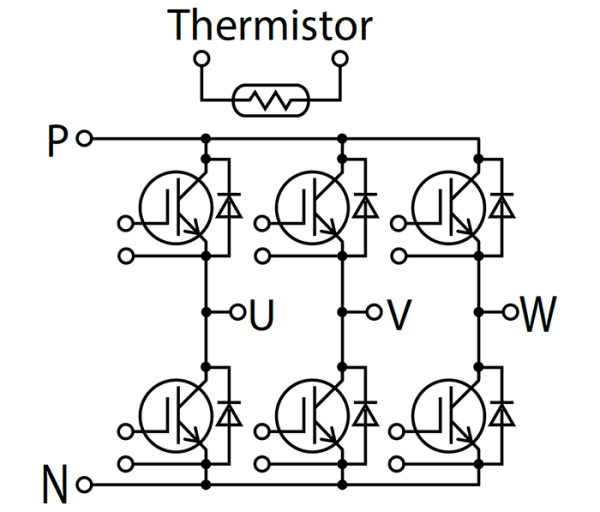 Fuji Electric 6MBI150XBA120-50 igbt Modül