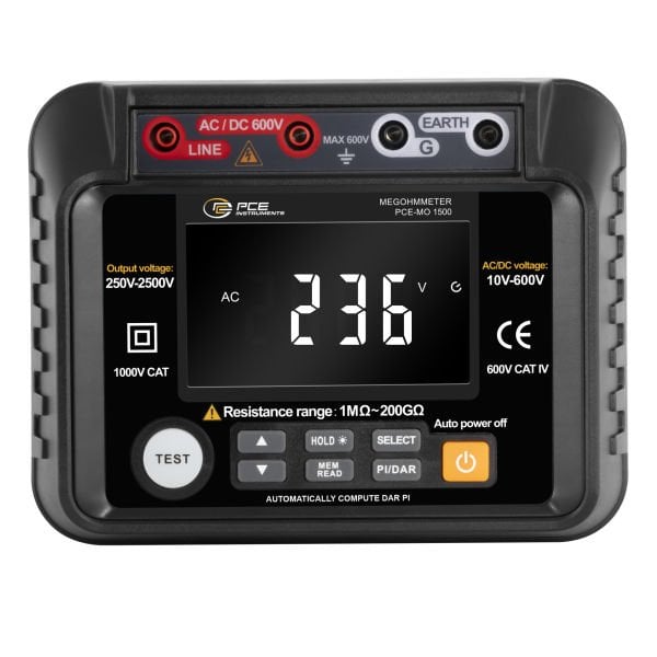 PCE-MO 1500 İzolasyon Test Cihazı