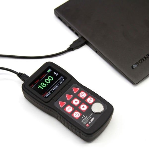 Mitech MT600 Çok Modlu Ultrasonik Kalınlık Ölçer, Boya altı ölçüm: 3-100mm , Ölçüm aralığı : 0,65 – 600 mm