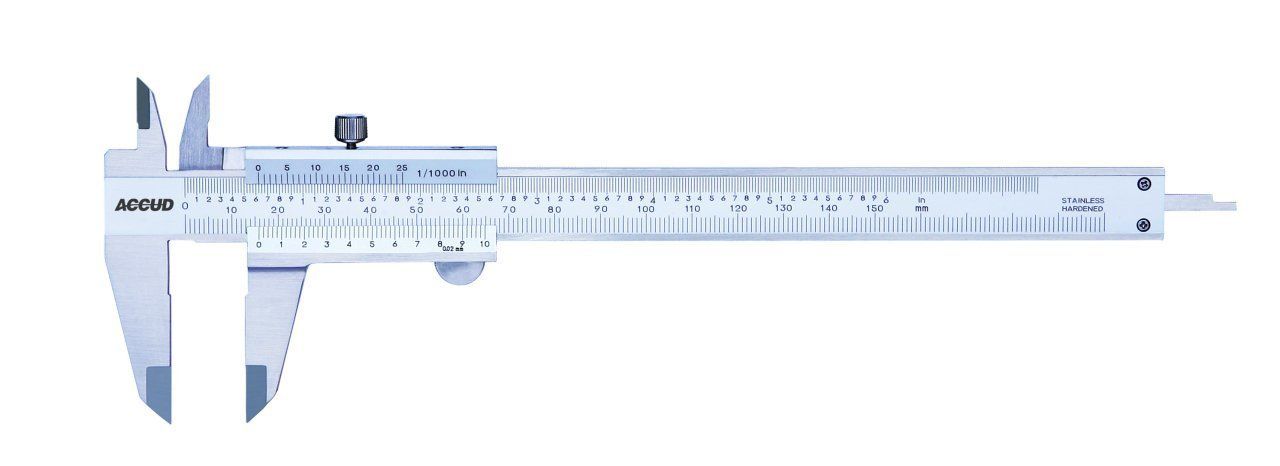 ACCUD 120-008-12 Mekanik Kumpas 120 Serisi 0.02mm - 0-200mm