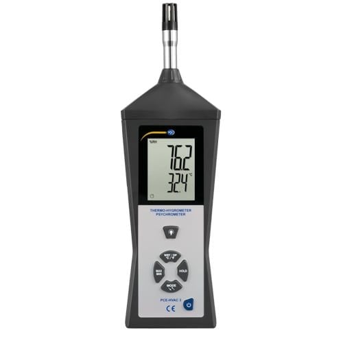 PCE-HVAC 3 Sıcaklık - Nem Ölçüm Cihazı (Bağıl Nem için)
