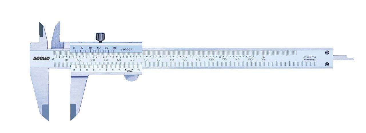 ACCUD 120-006-12 Mekanik Kumpas 120 Serisi 0.02mm - 0-150mm