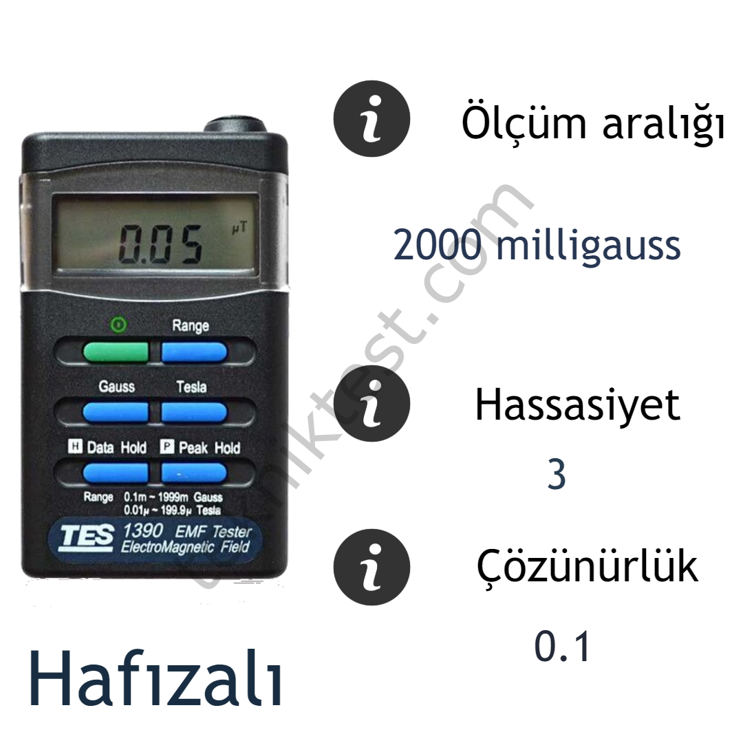 Tes 1392 Gaussmetre