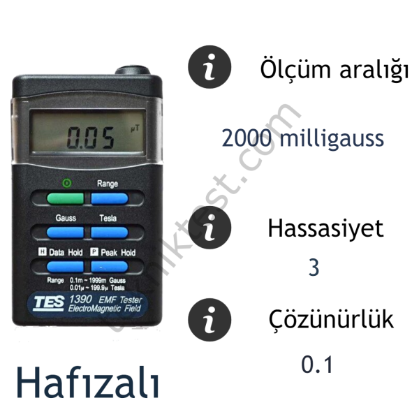 Tes 1392 Gaussmetre