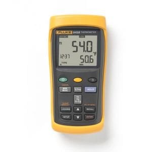 Fluke 54-II B Çift Girişli Dijital Termometre 60 Hz