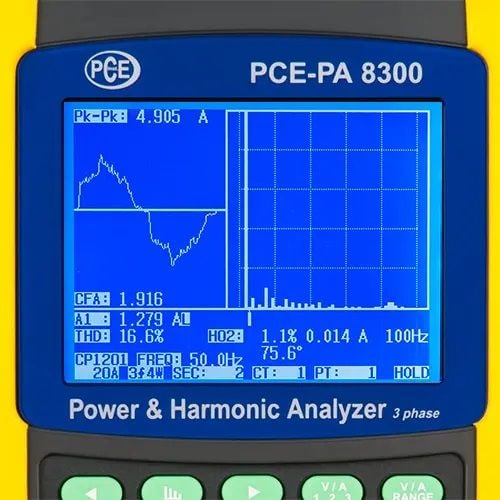 PCE-PA 8300-1 Güç ve Ağ Analizörü