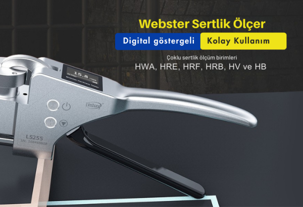 LS255 Dijital Webster Sertlik Ölçüm Cihazı ( Ölçüm Aralığı : 0.6mm - 8mm )