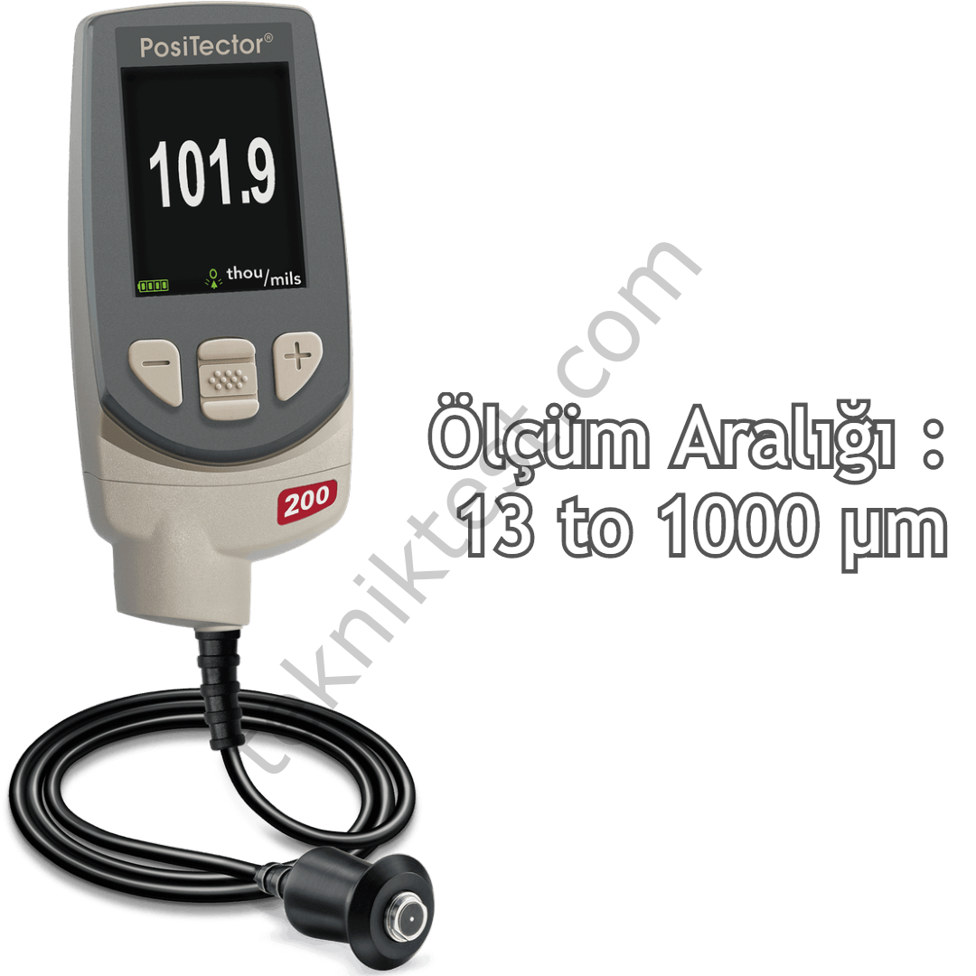 Defelsko Positector 200 B1 Kaplama Kalınlığı Ölçüm Cihazı Non Ferrous