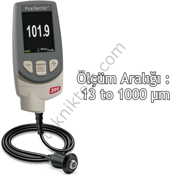 Defelsko Positector 200 B1 Kaplama Kalınlığı Ölçüm Cihazı Non Ferrous
