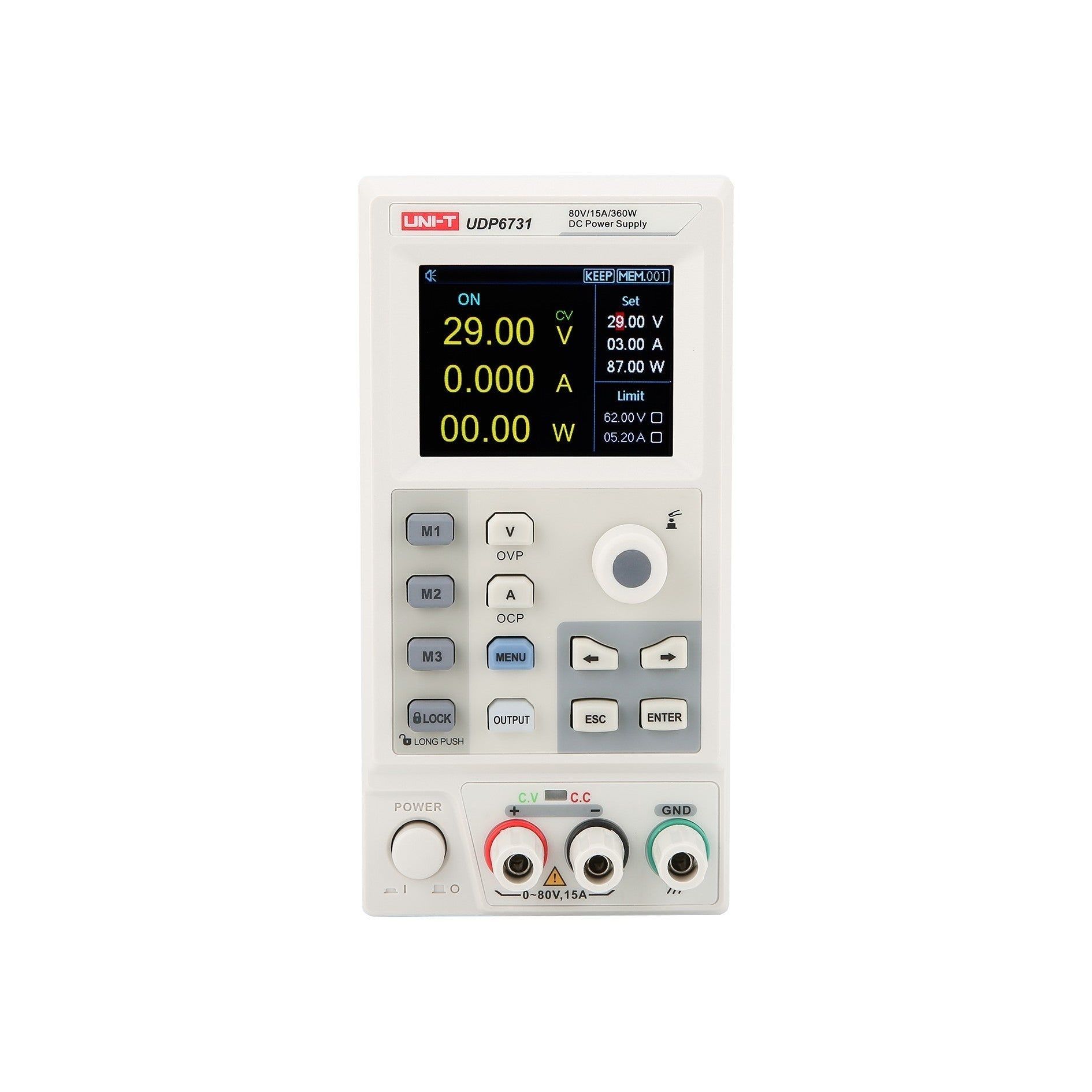 Uni-t UDP6730 360W DC Güç Kaynağı 40V/30A