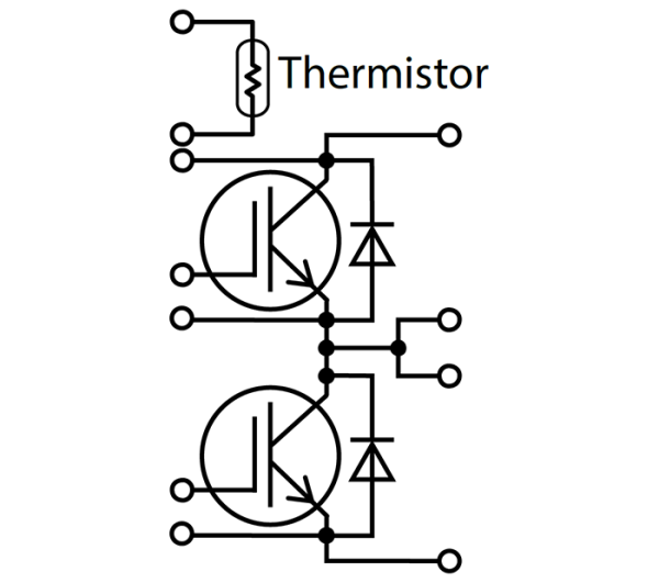 Fuji Electric 2MBI600XNH170-50 igbt Modül