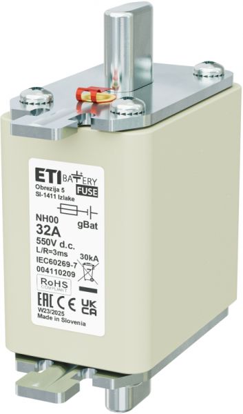 Eti NH00 gBat 32A/550V DC
