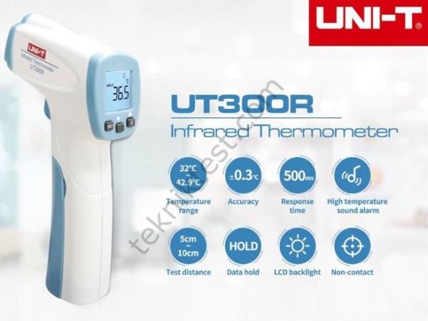 Unit UT300R Temassız Lazer Vücut Termometresi Ateş Ölçer