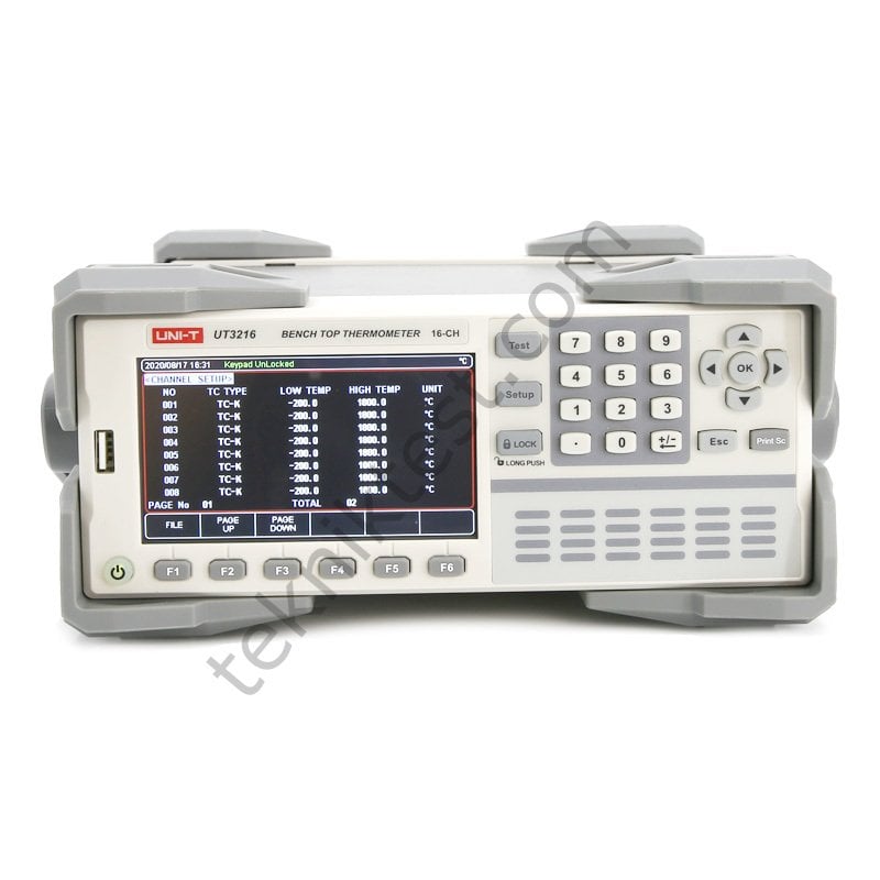 Uni-t UT3208+ Çok Kanallı Sıcaklık Kaydediciler