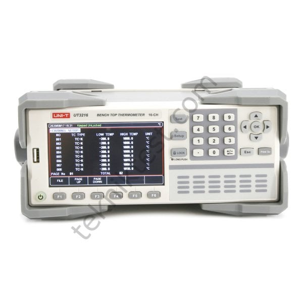 Uni-t UT3208+ Çok Kanallı Sıcaklık Kaydediciler