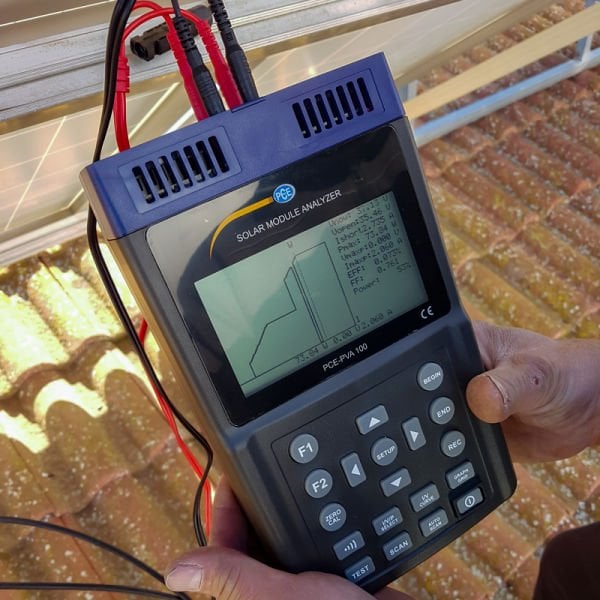 PCE-PVA 100 Güneş Paneli Test Cihazı / Güneş Paneli Ölçer