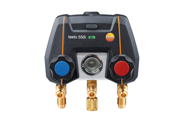 Testo 550i Akıllı set - Kablosuz kıskaçlı sıcaklık problarına (NTC) sahip uygulama kontrollü dijital manifold