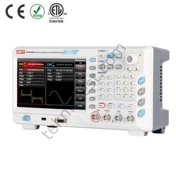 Uni-t UTG4162A Fonksiyon/Arbitrary Waveform Üreteci