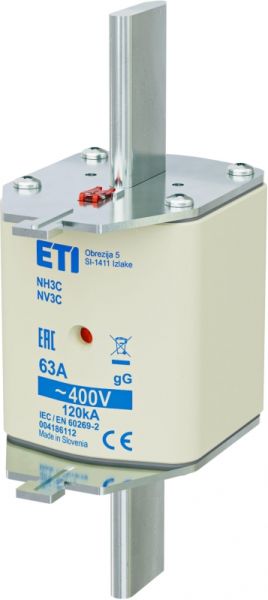 Eti NH3C gG 63A/400V