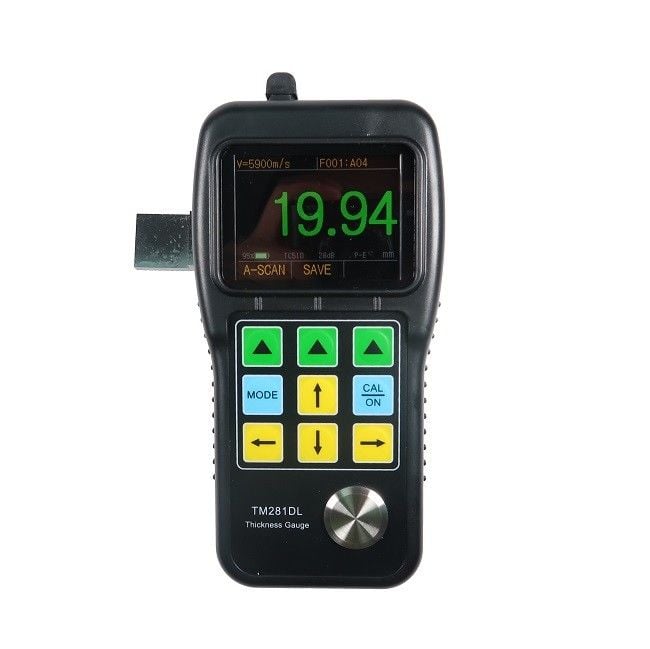 TM281DL Ultrasonik Kalınlık Ölçüm Cihazı, Boya üzerinden ölçüm : 3-50mm, Ölçüm aralığı :0.50mm ila 508mm,