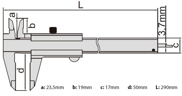 İnsize 1205-200S Mekanik Kumpas