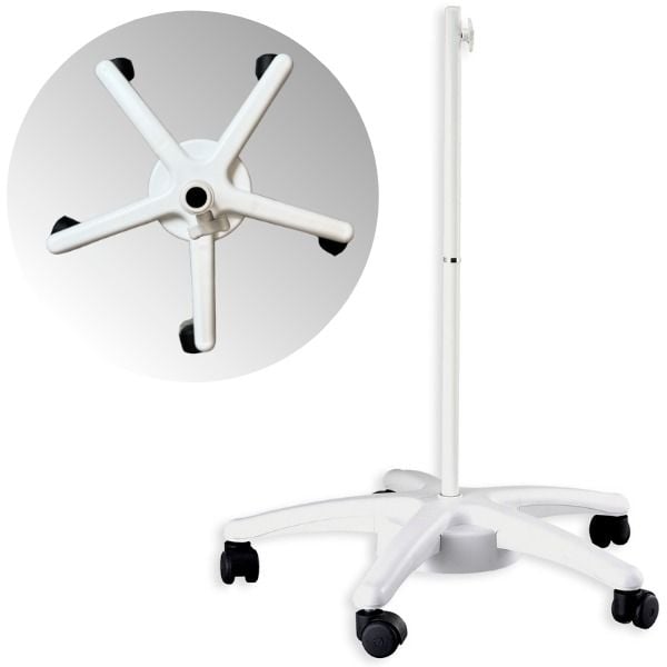 T5 Premium Büyüteç Ayağı | Beş Tekerlekli