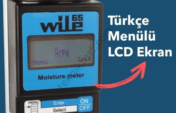 Wile 65 Tahıl Rutubet ve Sıcaklık Ölçer