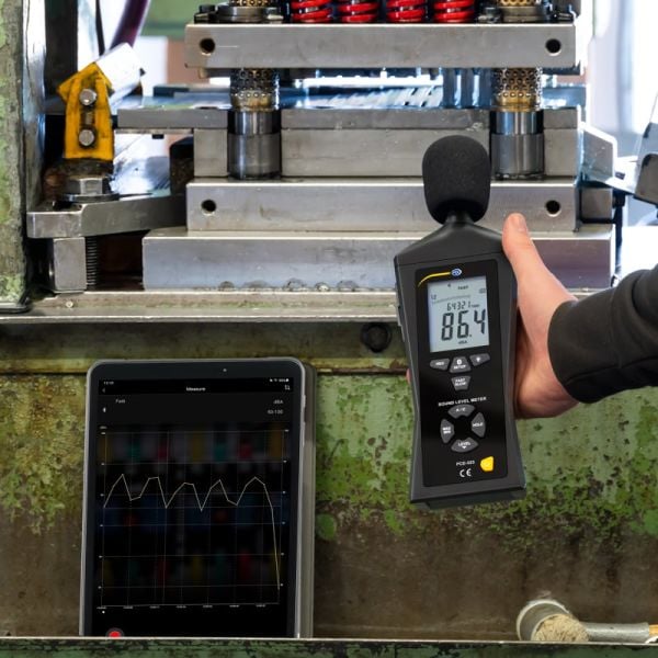 PCE-323 Ses Ölçüm Cihazı Kayıt Özellikli