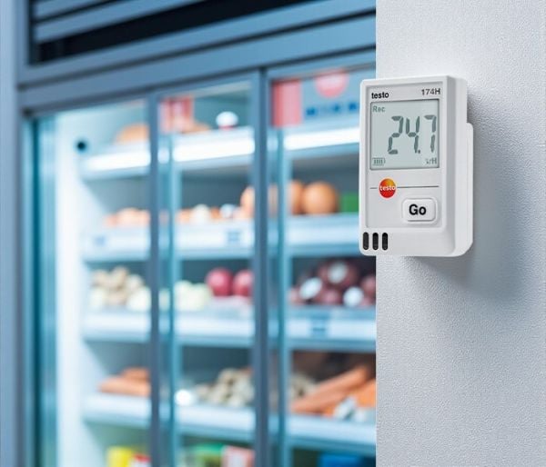 Testo 174H USB-C Girişli Sıcaklık ve Nem Kayıt Datalogger Cihazı | Beyaz