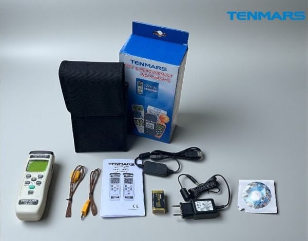 Tenmars TM-84D Kayıt Özellikli 2 Kanallı Termokupl Termometre | K, J, T, E, R, S, N Tipi Prob