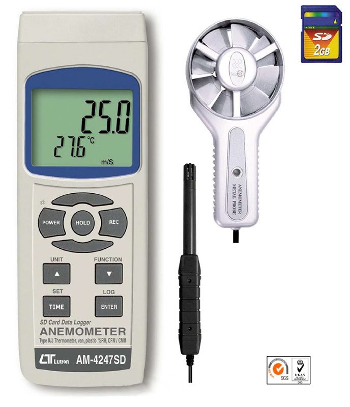 Lutron AM-4247SD Anemometre