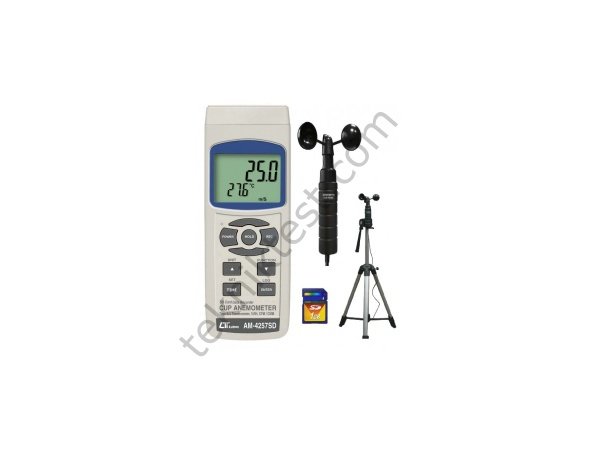 Lutron AM-4257SD Anemometre ,type K/J Temp