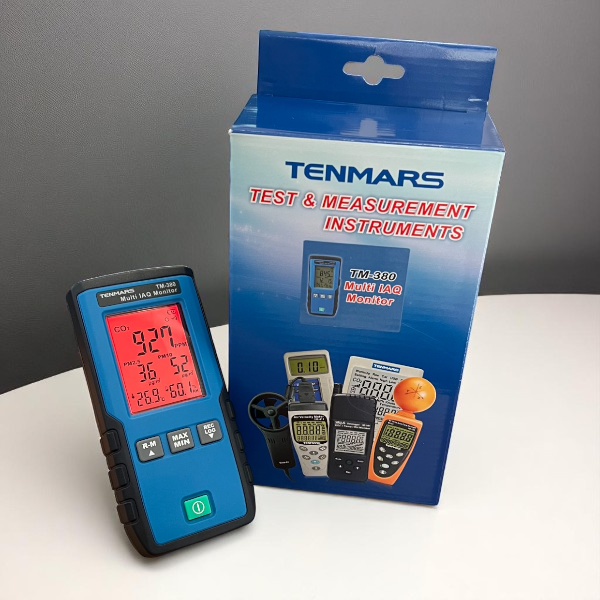 Tenmars TM-380 Çoklu IAQ İzleme Cihazı | Partikül, Karbondioksit, Sıcaklık, Nem