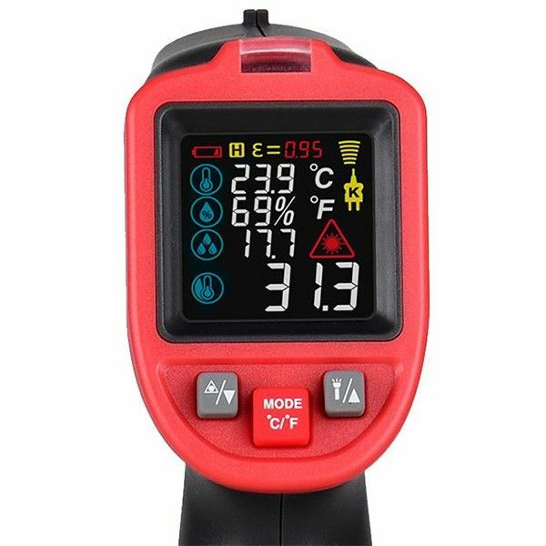 WT323E Rutubet Küf Analizli Lazerli Termometre ( -50 °C' den 500 °C )