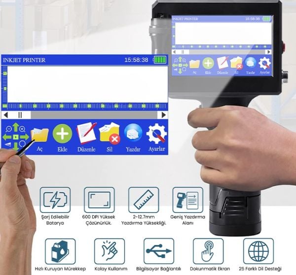 P15 El Tipi İnkjet Yazıcı