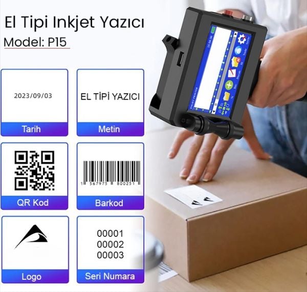 P15 El Tipi İnkjet Yazıcı