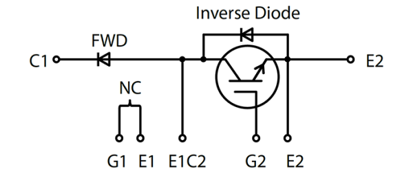 Fuji Electric 1MBI400VH-060L-50 igbt Modül