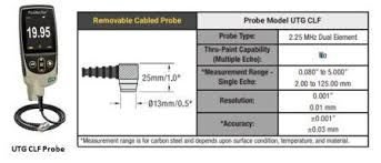 Defelsko Positector UTG CLF3 Ultrasonik Kalınlık Ölçüm Cihazı (Low Frequency probe)