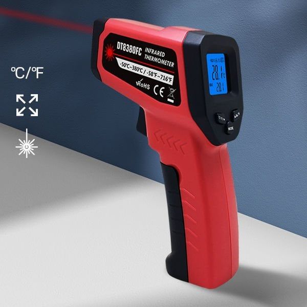 DT8380FC Kızılötesi Lazerli Termometre (-50°C ile +380°C ) (12:1)