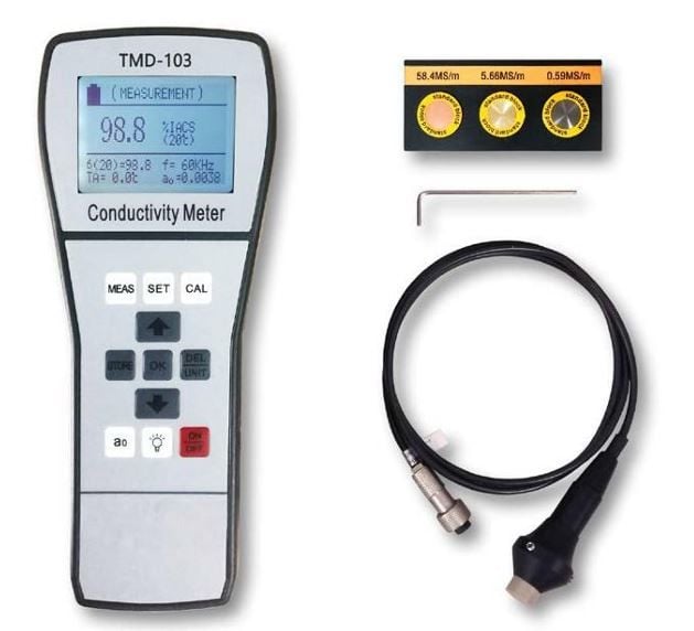 TMD-103 İletkenlik Ölçer Metaller İçin   (eddy current)
