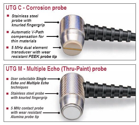 Defelsko Positector PRBUTGM Ultrasonik Kalınlık Ölçüm Cihazı ( Multiple Echo) Probu -  (2.50m-60mm aralığında boya üzerinden ölçüm yapabilme