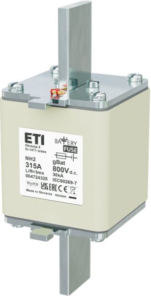 Eti NH2 gBat 315A/800V DC