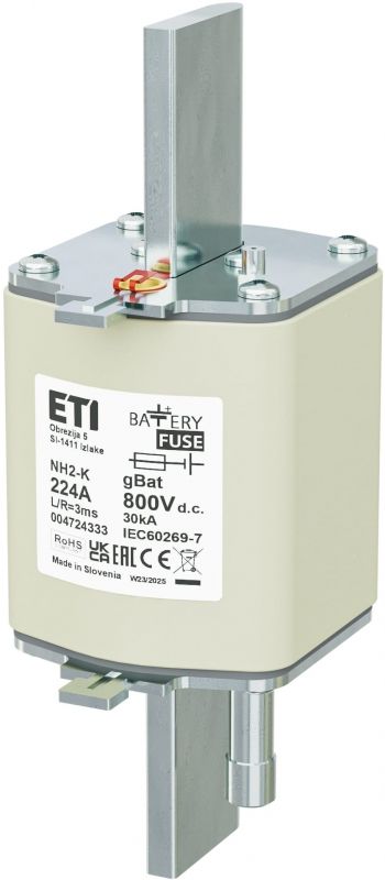 Eti NH2/K gBat 224A/800V DC