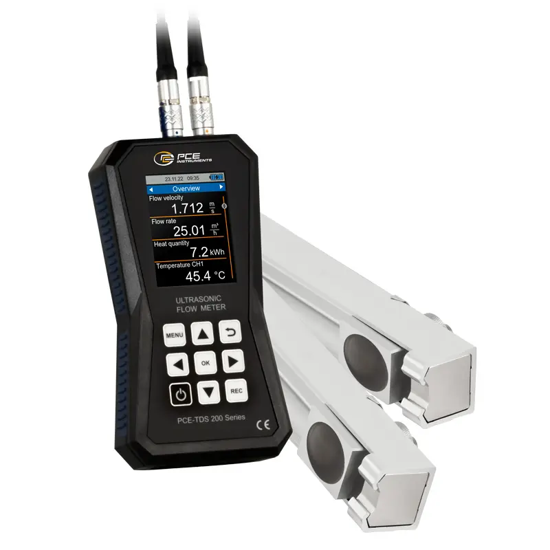 PCE-TDS 200 MR Ultrasonik Debimetre ISO Kalibrasyon Sertifikalı