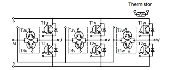 Fuji Electric 12MBI50VX-120-50 igbt Modül
