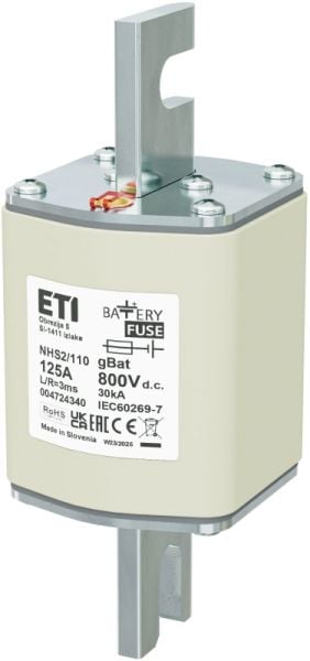 Eti NHS2/110 gBat 125A/800V DC