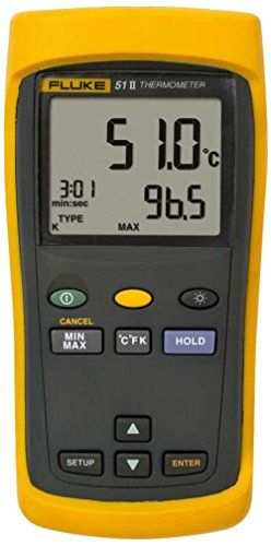 Fluke 51-II 50HZ Tek Girişli Dijital Termometre