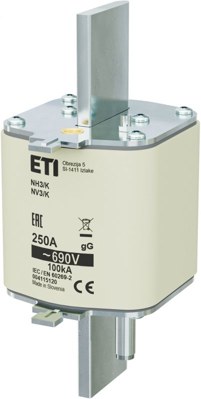 Eti NH3/K gG 250A/690V