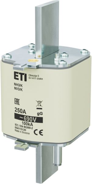 Eti NH3/K gG 250A/690V